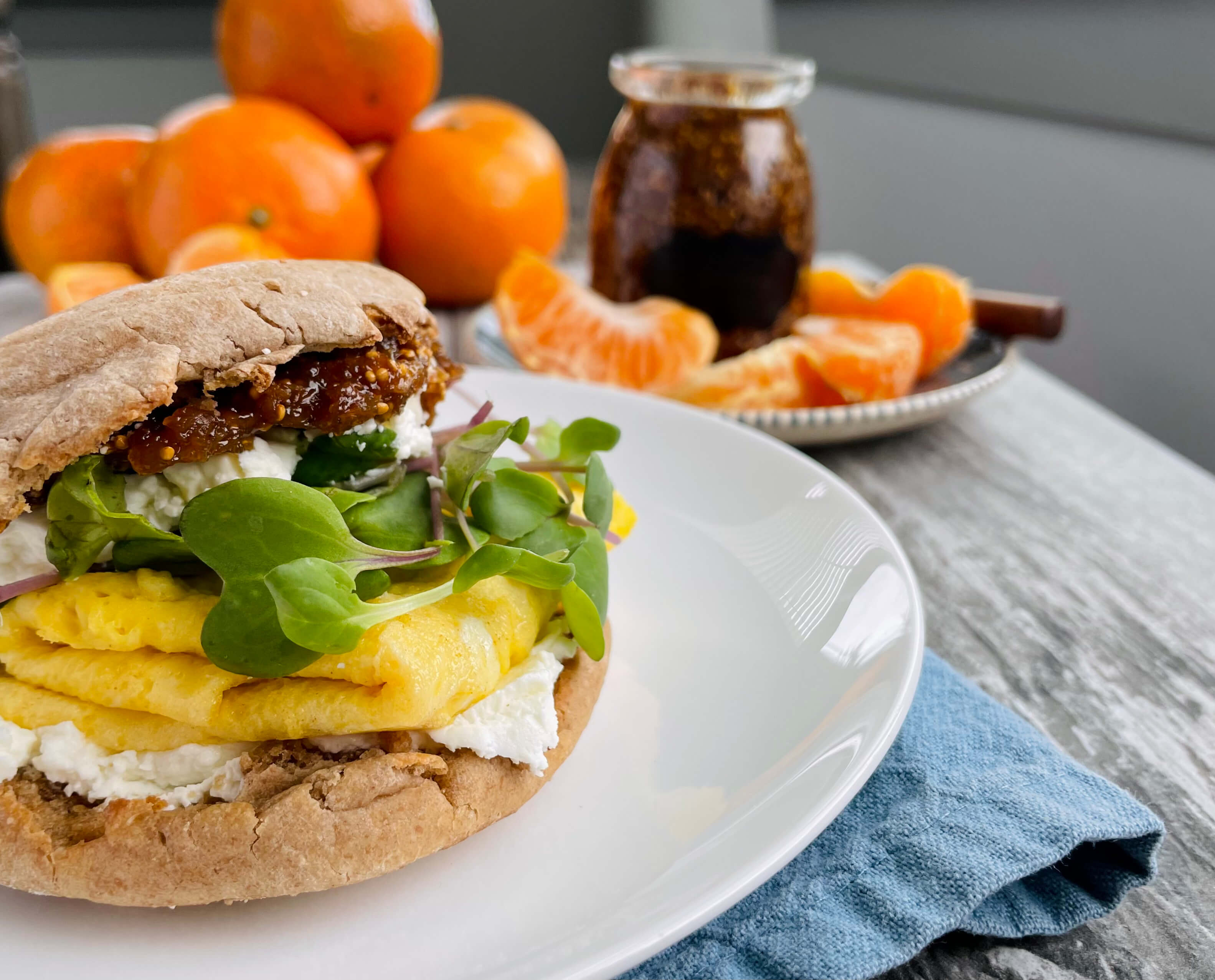 Healthy Breakfast Sandwich (make ahead recipe) - Pinch Me Good